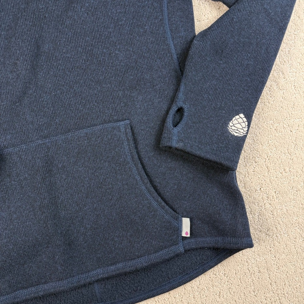 Stio Jackson Hole Womens Pullover Hoodie Recycled Polyester Blue Size M - Picture 6 of 10